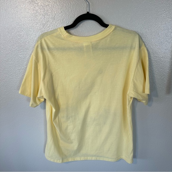 Disney Winnie the Pooh Embroidered Super Soft Yellow Tshirt, Medium - Picture 5 of 6